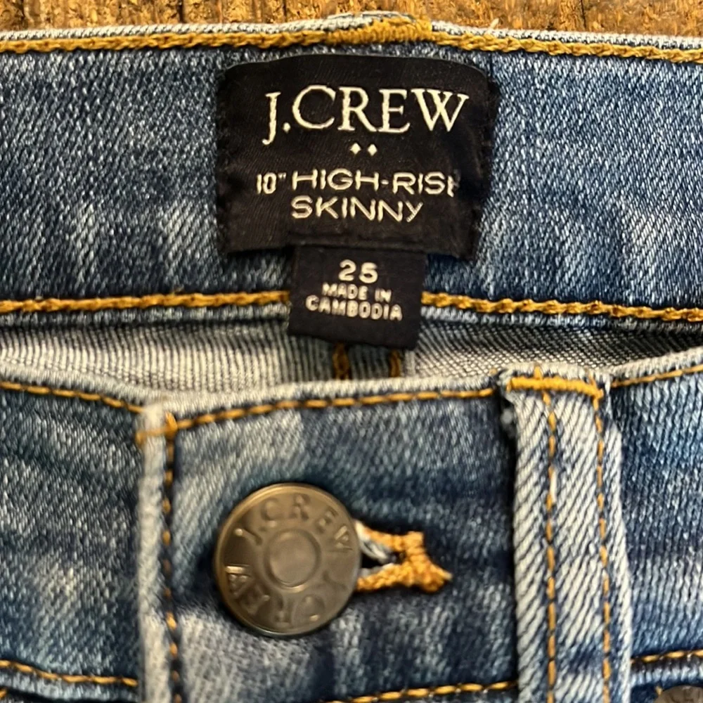 J.Crew 10” High Rise Skinny Jeans‎